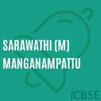 Sarawathi (M) Manganampattu Senior Secondary School Logo