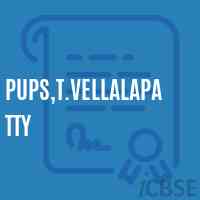 Pups,T.Vellalapatty Primary School Logo