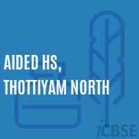 Aided Hs, Thottiyam North Secondary School Logo