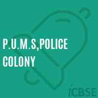 P.U.M.S,Police Colony Middle School Logo