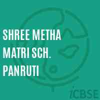 Shree Metha Matri Sch. Panruti Middle School Logo