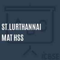 St.Lurthannai Mat Hss Senior Secondary School Logo