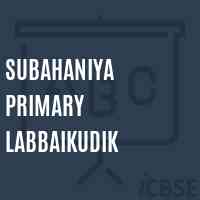 Subahaniya Primary Labbaikudik Primary School Logo