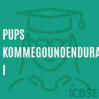 Pups Kommegoundendurai Primary School Logo