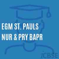 Egm St. Pauls Nur & Pry Bapr Primary School Logo