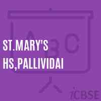 St.Mary'S Hs,Pallividai Secondary School Logo