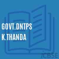 Govt.Dntps K.Thanda Primary School Logo