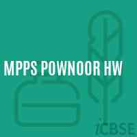 Mpps Pownoor Hw Primary School Logo