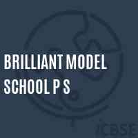 Brilliant Model School P S Logo