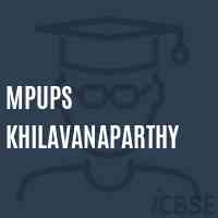 Mpups Khilavanaparthy Middle School Logo