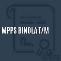 Mpps Binola T/m Primary School Logo