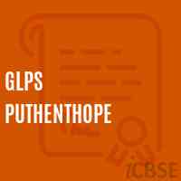 Glps Puthenthope Primary School Logo
