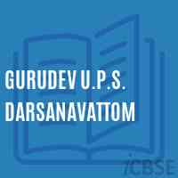 Gurudev U.P.S. Darsanavattom Middle School Logo