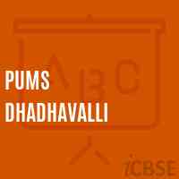 Pums Dhadhavalli Middle School Logo