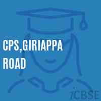 Cps,Giriappa Road Primary School Logo