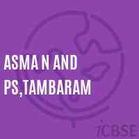 Asma N and PS,Tambaram Primary School Logo