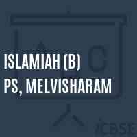 Islamiah (B) Ps, Melvisharam Primary School Logo