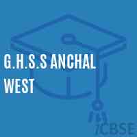 G.H.S.S Anchal West High School Logo