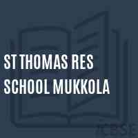 St Thomas Res School Mukkola Logo