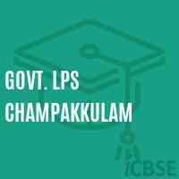 Govt. Lps Champakkulam Primary School Logo