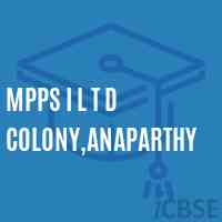 Mpps I L T D Colony,Anaparthy Primary School Logo