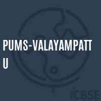Pums-Valayampattu Middle School Logo