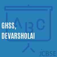 Ghss, Devarsholai High School Logo