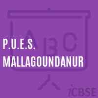 P.U.E.S. Mallagoundanur Primary School Logo