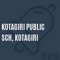 Kotagiri Public Sch, Kotagiri Senior Secondary School Logo