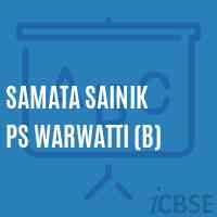 Samata Sainik Ps Warwatti (B) School Logo