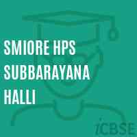 Smiore Hps Subbarayana Halli Middle School Logo
