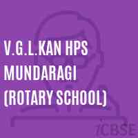 V.G.L.Kan Hps Mundaragi (Rotary School) Logo