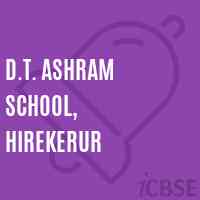 D.T. Ashram School, Hirekerur Logo