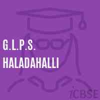 G.L.P.S. Haladahalli Primary School Logo