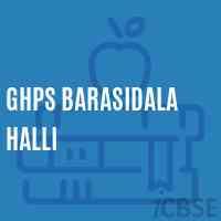 Ghps Barasidala Halli Middle School Logo