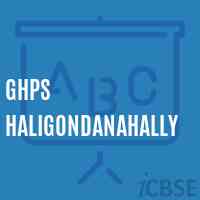 Ghps Haligondanahally Middle School Logo
