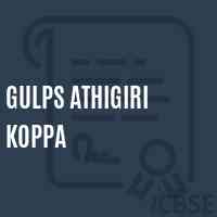 Gulps Athigiri Koppa Primary School Logo