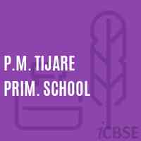 P.M. Tijare Prim. School Logo