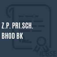 Z.P. Pri.Sch. Bhod Bk Primary School Logo