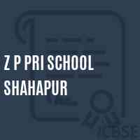 Z P Pri School Shahapur Logo