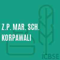 Z.P. Mar. Sch. Korpawali Primary School Logo