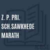 Z. P. Pri. Sch.Sawkhede Marath Primary School Logo