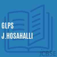 Glps J.Hosahalli Primary School Logo