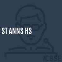 St Anns Hs Secondary School Logo