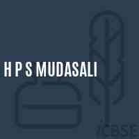 H P S Mudasali Middle School Logo