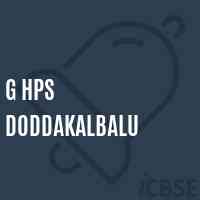 G Hps Doddakalbalu Middle School Logo
