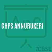 Ghps Annurukeri Middle School Logo