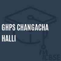 Ghps Changacha Halli Middle School Logo