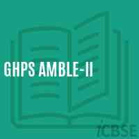 Ghps Amble-Ii Middle School Logo
