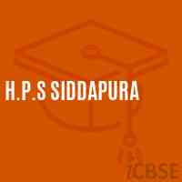 H.P.S Siddapura Middle School Logo